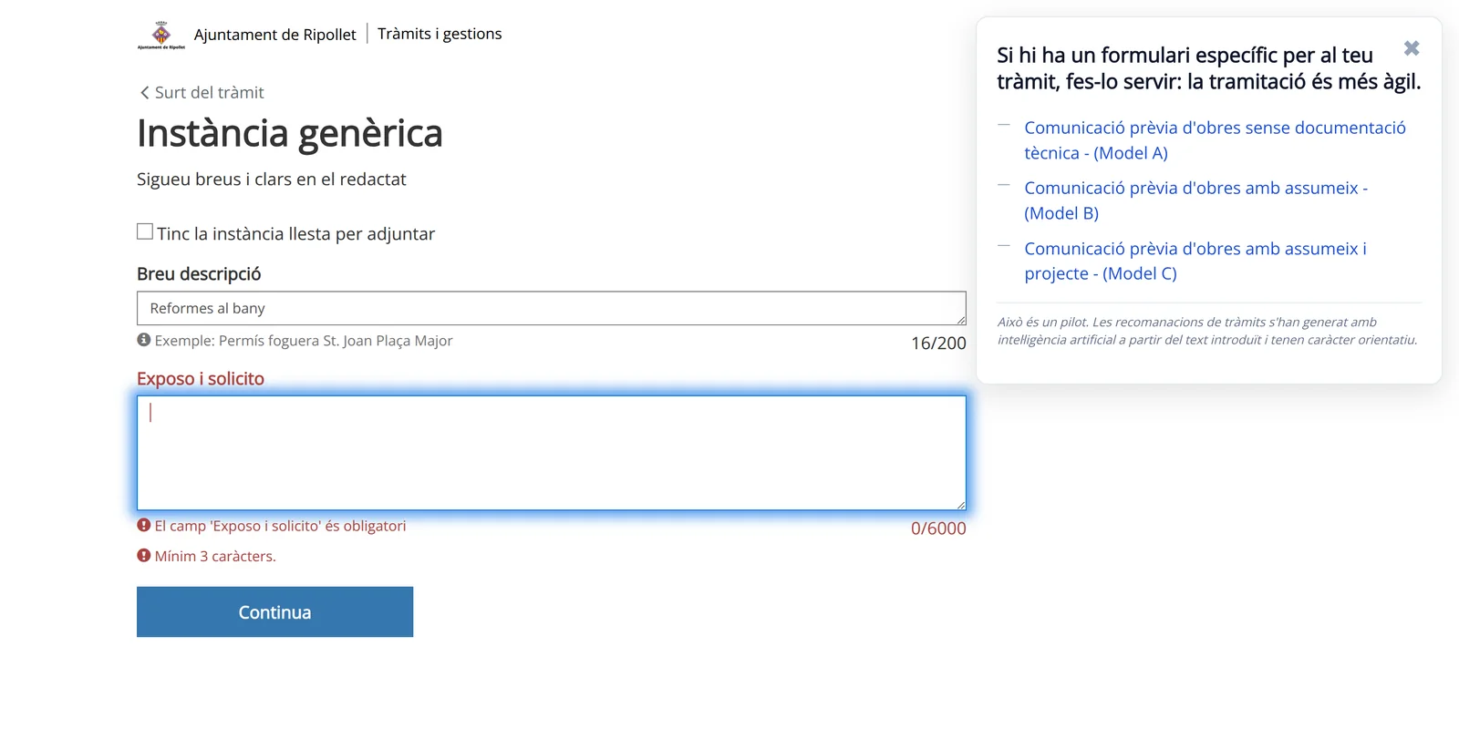 Procedure recommender